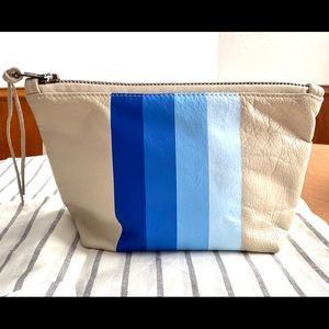 Genuine Leather ‘Blue Tones’ Clutch